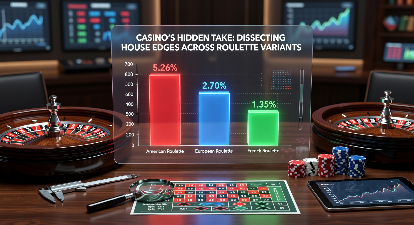 Close-up of a roulette wheel showing red and black pockets with a white ball resting in a numbered slot, highlighting the zero sections that contribute to the house edge