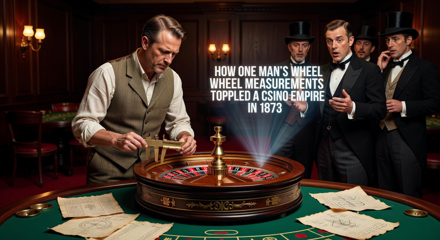 Illustration of Monte Carlo Casino's roulette tables bustling with players, croupiers raking in chips during Jagger's winning streak