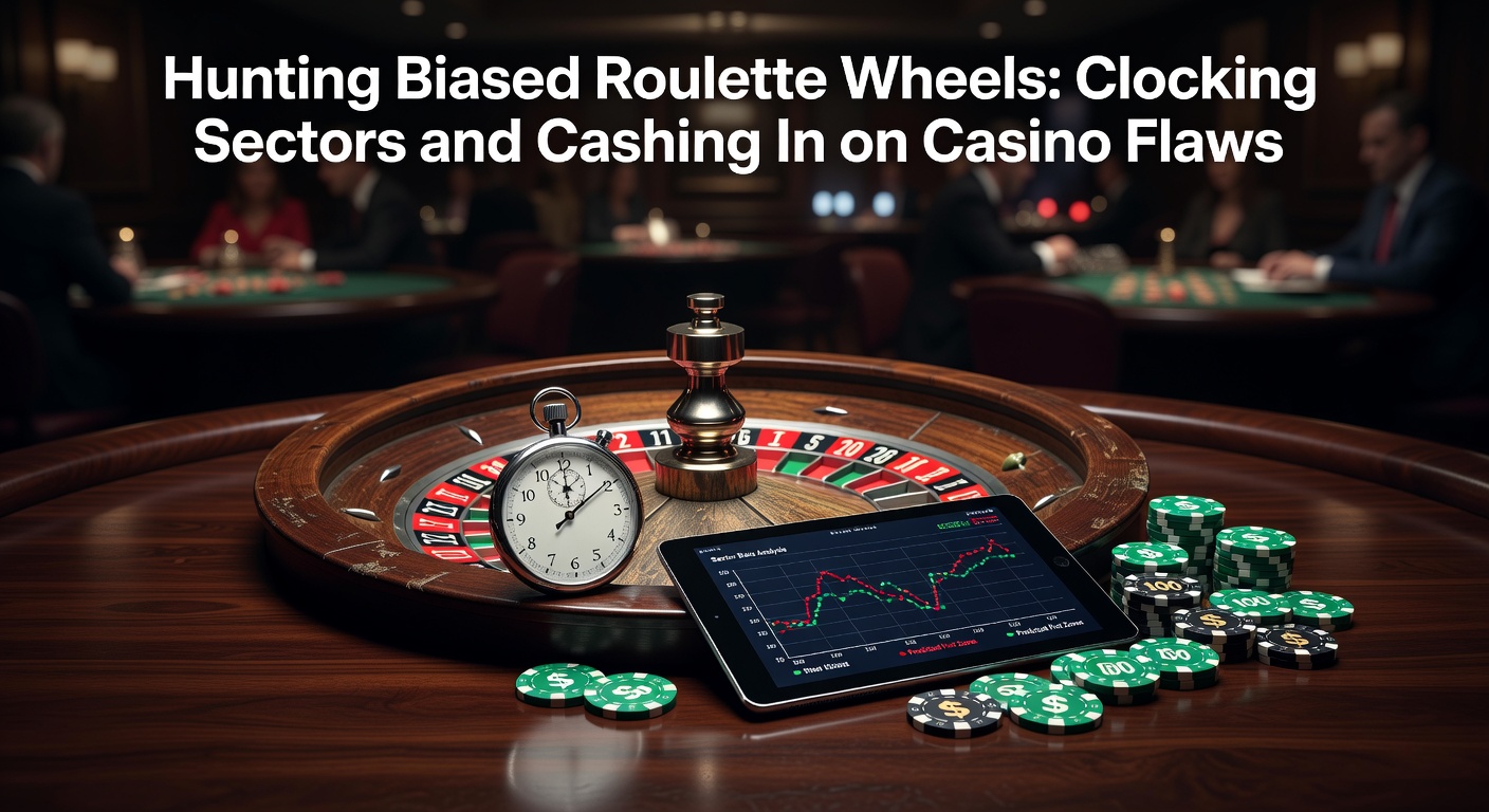 Close-up of a roulette wheel in a bustling casino, highlighting numbered sectors under bright lights