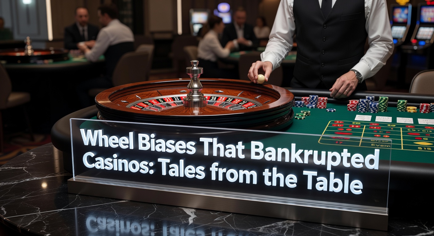 Modern roulette wheel under inspection, with tools measuring pocket depths and rotor balance to prevent biases